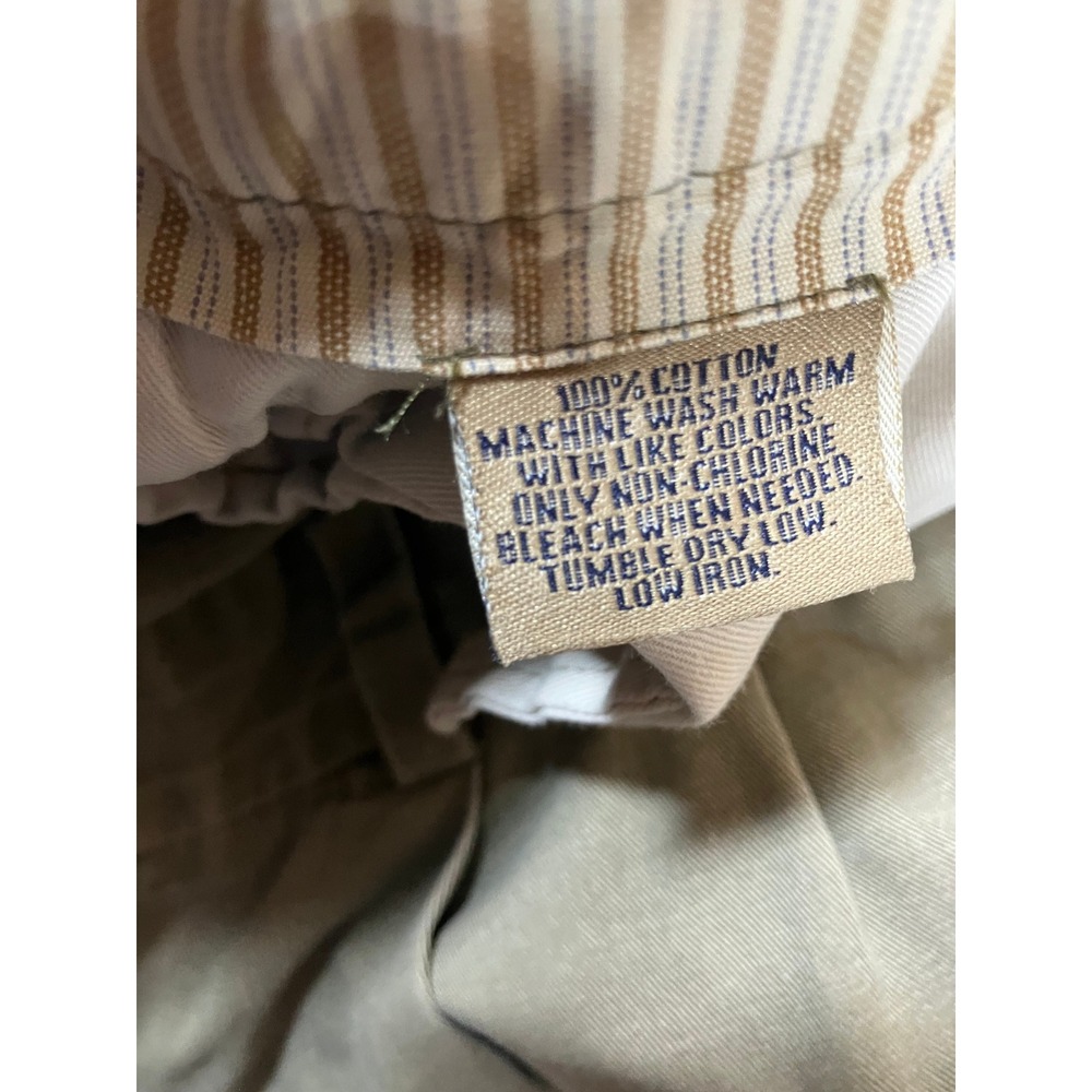 Bills Khakis M2 Classic Fit Chinos Mens 36 Green Olive Straight Leg Cotton Pants - Picture 8 of 9